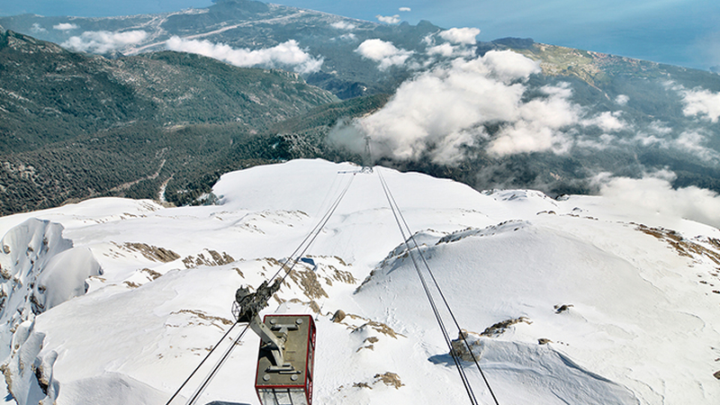 Kemer : Tahtalı Dağı 2365m Olympos Teleferik Turu