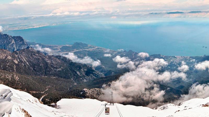Kemer : Tahtalı Dağı 2365m Olympos Teleferik Turu