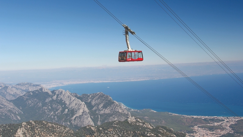 Kemer : Tahtalı Dağı 2365m Olympos Teleferik Turu