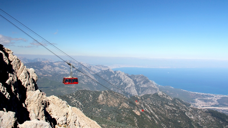 Kemer : Tahtalı Dağı 2365m Olympos Teleferik Turu