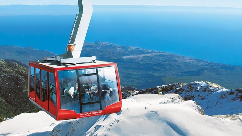 Kemer : Tahtalı Dağı 2365m Olympos Teleferik Turu
