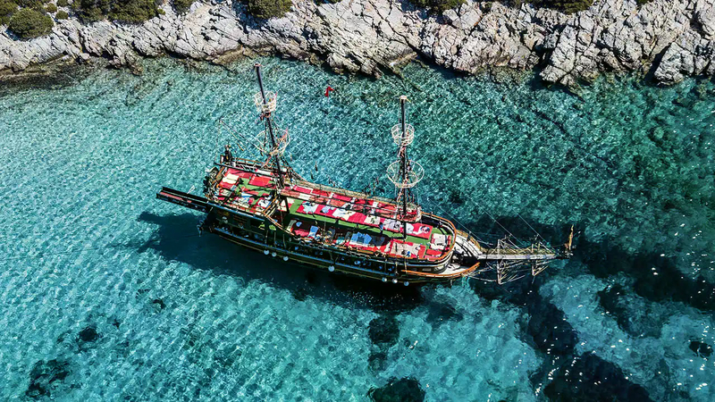 Bodrum : Korsan Tekne Gezisi